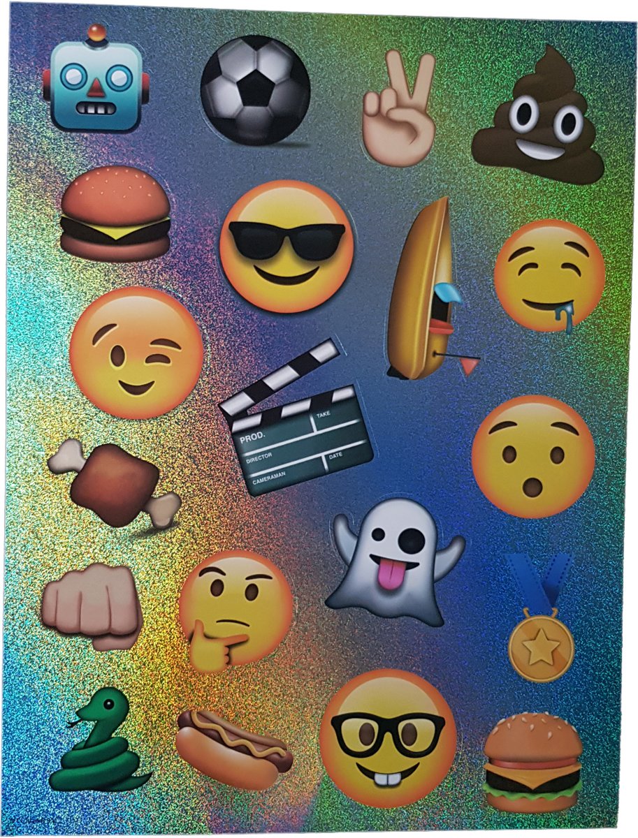 Glitter stickers Emoticon